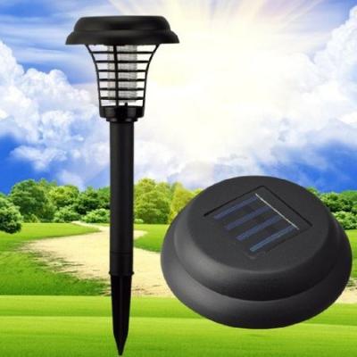 China ABS Solar Powered Led Light Insect Pest Zapper Mosquito Killer Lamp Garden Lawn Lawn for sale