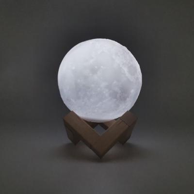 China Wholesale Price Modern Decoration Lamps Table Led Color Changing 3d Moon Mood Light for sale