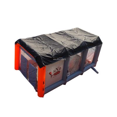 China Car Painting Portable Mobile Used Auto Body Paint Booth For Sale Inflatable Spray Booths Tent Exhaust Fan Garage Room Commercial for sale