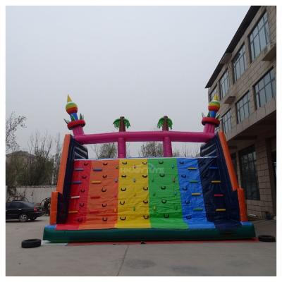 China Outdoor Climbing Climbing PVC Obstacle Course Slide Bounce Dry Chamber Inflatable Slide with Blower for sale