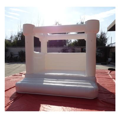 China Indoor White PVC Playground 10x10 Mini Kids Play Moon Jumper Castle Wedding Bounce Indoor Jumping Room For Sale for sale