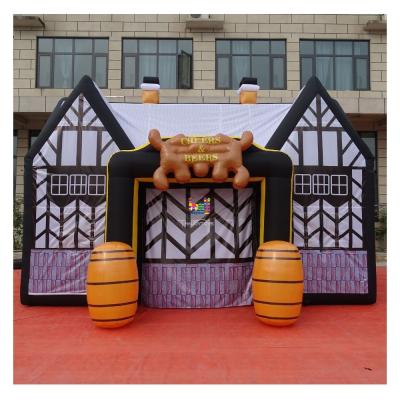 China Party New Arrival Outdoor Inflatable Bar Tent House For Beer Party for sale