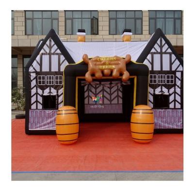 China Inflatable Bar Tent For Portable House Beer Booth Inflatable Bar Party Event Blow Up Irish Bar For Sale for sale