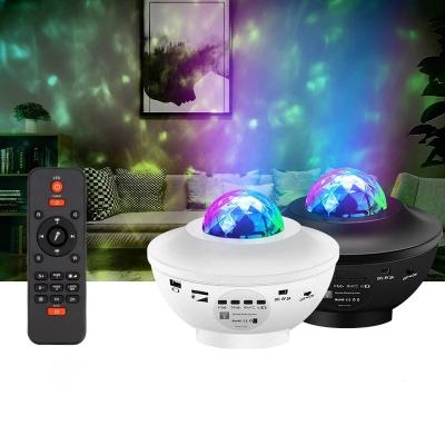 China New Romantic Wireless Projector Night Light Star Sky Surf Projection Lamp Voice Control Christmas Projector Light for sale