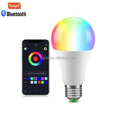 China A70 10W Tuya Smart LED Light Bulb E27 E26 B22 RGBCW Residential Bulb AC85-265V RGB+CCT Dimmable RGB+Warm white+White for sale