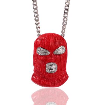 China CS Horror Masking Pendant Red Hiphop Anti-Terrorism Pendant For Men for sale