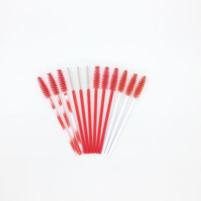 China Disposable Nylon Red Mascara Brush Mascara Brush The Christmas Collection for sale