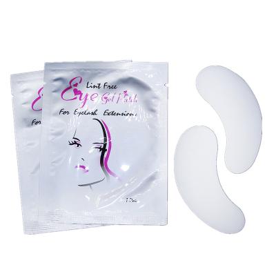 China Nourishing Disposable Hydrogel Eyepads Gel Lint Free Eyepads For Eyelash Extension for sale