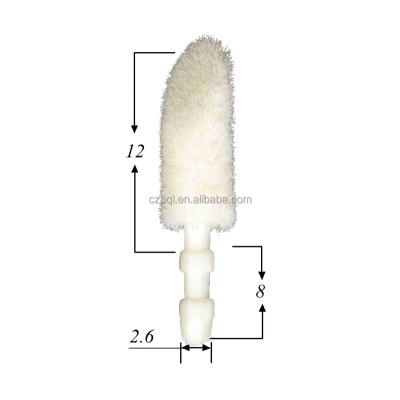 China Other 030# TPEE Flocked Lip Gloss Brush Head, Brush Tips Supplier for sale