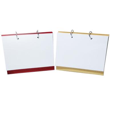 China Wholesale Simple White Table Calendar Blank Notepad Table Desk Calendar for Office School Study for sale