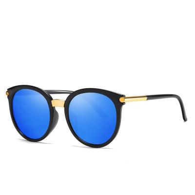 China Fashion Sunglasses Classic Around Vintage Sunglasses Women Shape Retro Brand Design Female Mirror Sun Glass Shades Gafas Oculos De Sol UV400 for sale