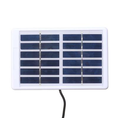 China Waterproof 5W Solar Panel For Outdoor Security Camera Solar Power Panel Charger With 3m/10Ft 5V USB Micro Charging Cable 156.75mmx156.75mm for sale