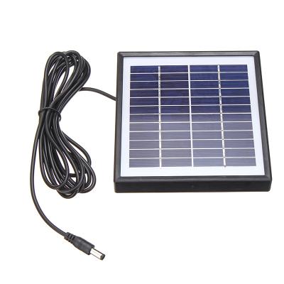 China 10W 12V USB Solar Panel Outdoor Portable Charger Panel Polysilicon Travel DIY Charger Fast Solar Generator 156.75mmx156.75mm for sale