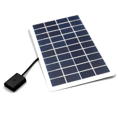 China 5W 7.5W 5V Solar Panel Portable Solar System Phone Power Bank iPhone 11 12 Xiaomi Samsung Huawei Cell Chargers X XS Smartphones 156.75mmx156.75mm for sale