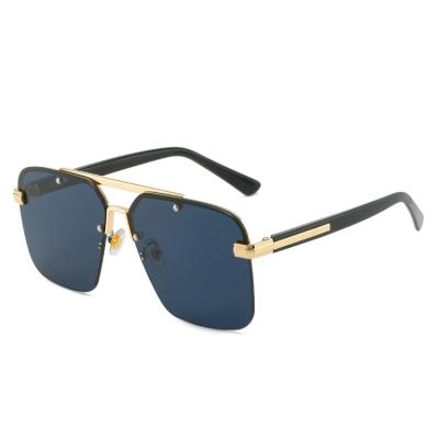 China Fashion Sunglasses 2022 Luxury Sunglasses Men Women Sunglasses New Fashion Metal Frameless Glass for sale