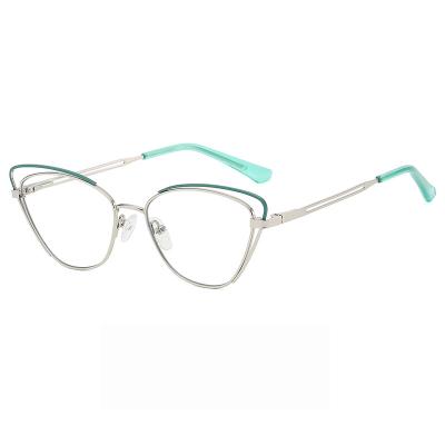 China The New Cat Glasses Frame Fashion Flat Bifocal Mirror Can Be Equipped With Myopia Optical Glasses Anti-blue Light Fashionable Frame for sale