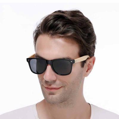 China Square Environmental Protection Personality Legs Polarized Wooden Retro Rice Bamboo Sunglasses Handmade Nail Good Promotion for sale