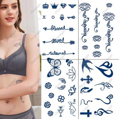 China Temporary Custom temporary tattoo personalized small patterns semi-permanent tattoo waterproof for sale