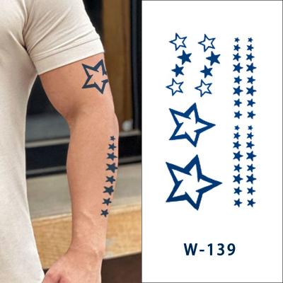 China Temporary Tattoo Stickers Water Transfer Temporary Sexy Body Arm Leg Forest Animals Herbal Juice Tattoo Long Lasting Men Women for sale