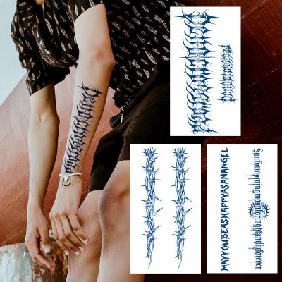 China Temporary Custom Water Based Temporary Tattoo Juice Arm Tattoos Water Transfer Nature Tattoo Stickers for sale