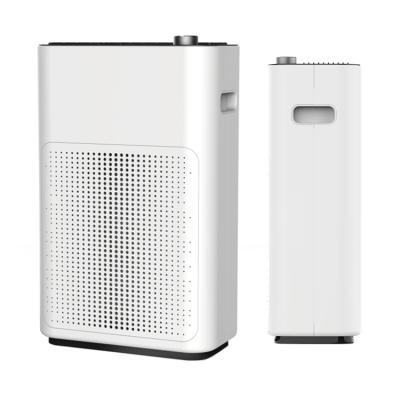 China Small Hotel Appliances Hotel White Goods Home 3 Stages Air Cooler PM2.5 Sensor Home Professional Office Active Carbon Air Purifier for sale