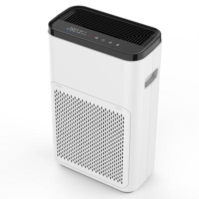 China 2020 best true portable uv sterilization ionizer 200cadr hepa air purifier for home office for sale