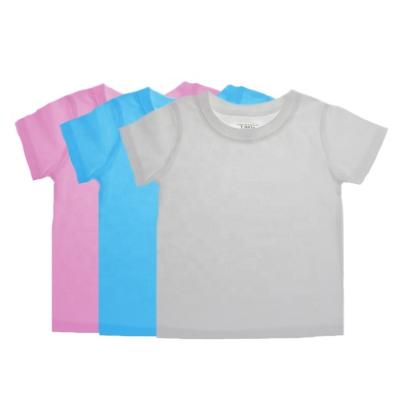 China Wholesale Custom Breathable Cotton 100% Organic Summer Factory White Short Sleeve Baby T-Shirts for sale