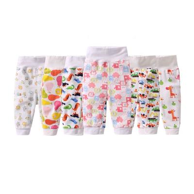 China Factory wholesale custom printed anti-pilling full waist cotton baby high pants for sale