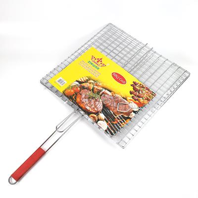 China Easily Cleaned 2021 New Portable Barbecue Grill Net Outdoor Bold Barbecue Net for sale