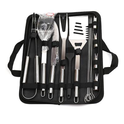 China Easily cleaned ALISSA GRILL ENTIRE grilling tool kit - stainless steel grilling accessories with free portable bag. (13PCS) for sale