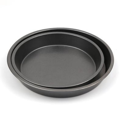 China 2021 ALISSA Professional Non-Stick Round Cake Pan Bake Disposable Items Set Black for sale