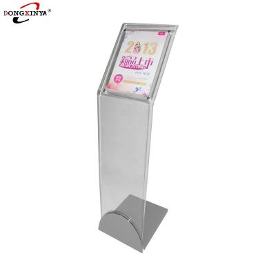 China A3 A4 Supermarket Shopping Mall Advertisement Clear Acrylic Display Rack for sale