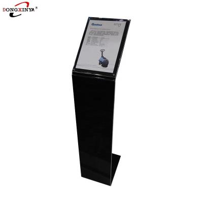 China Auto Supermarket Automobile Car Showroom Information Display Rack 4S Floor Standing Showroom Brochure Display Rack Rack for sale