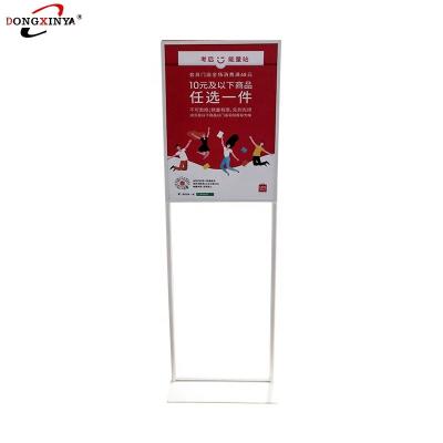 China Supermarket Poster Banner Stand Board Menu Walk Sign Indoor Outdoor Double Sided Billboard for sale