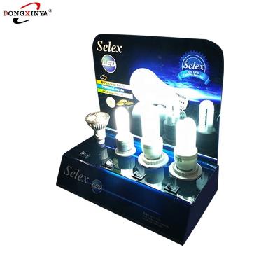 China Customizable PVC Foam Board Light Bulb Display Led Lighting Test Base for sale