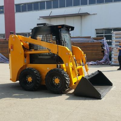 China Garment Shop Tavol TLC45 New Product 2022 Skid Steer Small Front End Loader With Mini Bucket Skid Steer Loader With Multi Attachment for sale