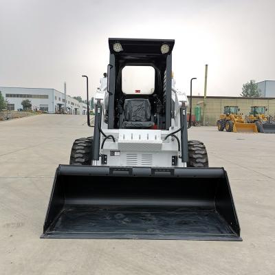 China Garment Shops TLC45 China Micro Skid Steer Loader With Hydraulic Bucket Attachment Small Mini Skid Steer Loader Hot Selling for sale