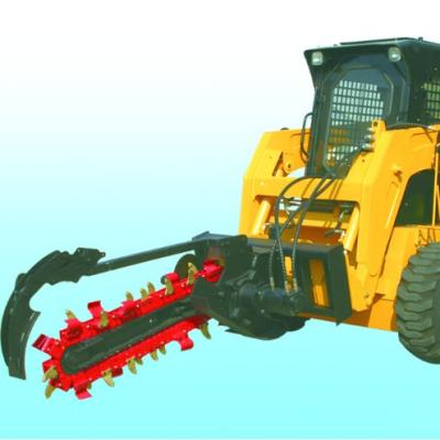 China Garment Shop Tavol Brand TLC45 Multifunctional Agriculture Mini Skid Steer Crawler Loader With Trench Attachment for sale