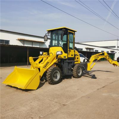 China Garment Shops Cheapest Mini Backhoe Wheel Excavator Loader With Price for sale