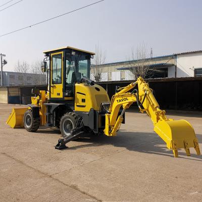 China Garment shops Tavol brand mini wheel loader backhoe wheel loader use for farm work and construction site for sale