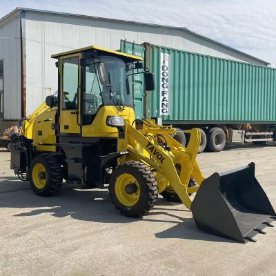 China Garment Shops Good Price Front End Loader Backhoe Excavator TAVOL Backhoe Loader with 0.5 m3 Buckets for sale