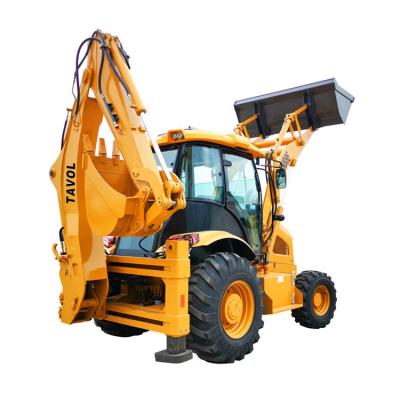 China Building Material Stores Wheel Loader Backhoe Digger Low Price Powerful Engine Backhoe Wheel Loader for sale