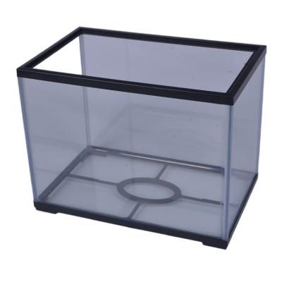 China Stocked Simple Design and Economic Desktop Mini Transparent Aquarium Fish Tank for sale