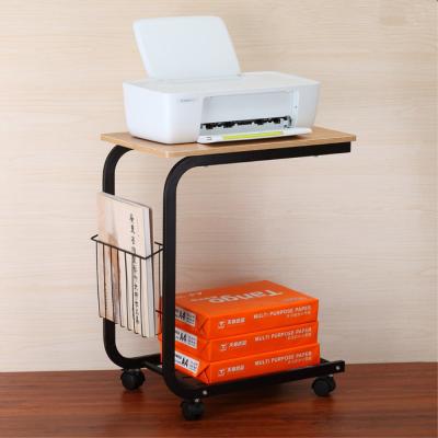 China With Wheels Portable Movable Side Table Laptop Carts Table For Couch Bed Study Room for sale