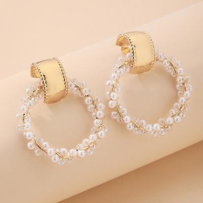 China 2021 new FASHIONABLE pearl earrings high sense earrings fashion earrings prevent allergy exquisite ear stud for sale