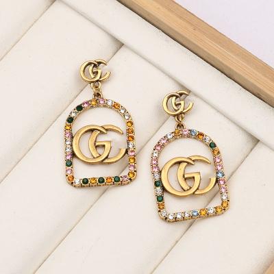 China Other Fashion Trendy Women's Exquisite Pearl Around C Shaped Stud Earrings For Women Crystal Jewelry for sale