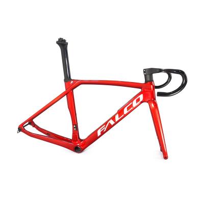 China Road Bikes Falco New Style Disc Road Bike Frame , High Quality Full Carbon T800 Bicycle Road Frame for sale