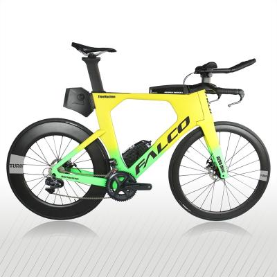 China Road Bikes Falco TT Bike, Full Carbon T700 Triathlon Bike Frame, Disc Brake Time Trail Bicycle Carbon Frame for sale