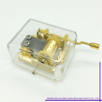 China Custom Gift Music Box Hand Crank for sale