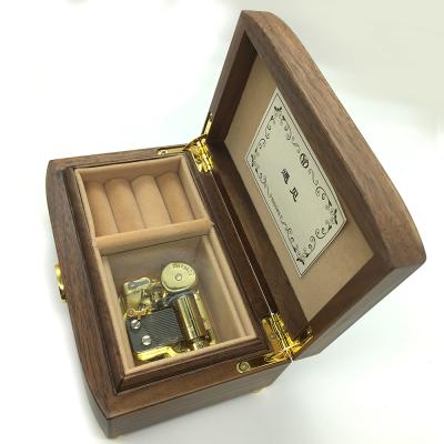 China Swiss Wooden Gift Jewelry Musical Gift Box For Baby Toys for sale